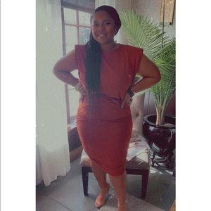 Rust Shein Dress